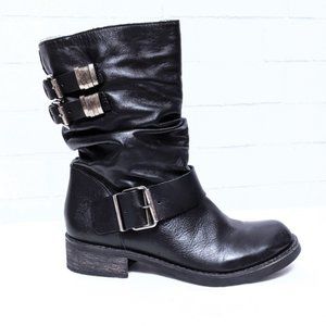 Matisse Black Combat & Moto Boots